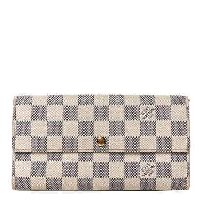 Louis Vuitton Damier Azur Sarah Wallet 1 of 13