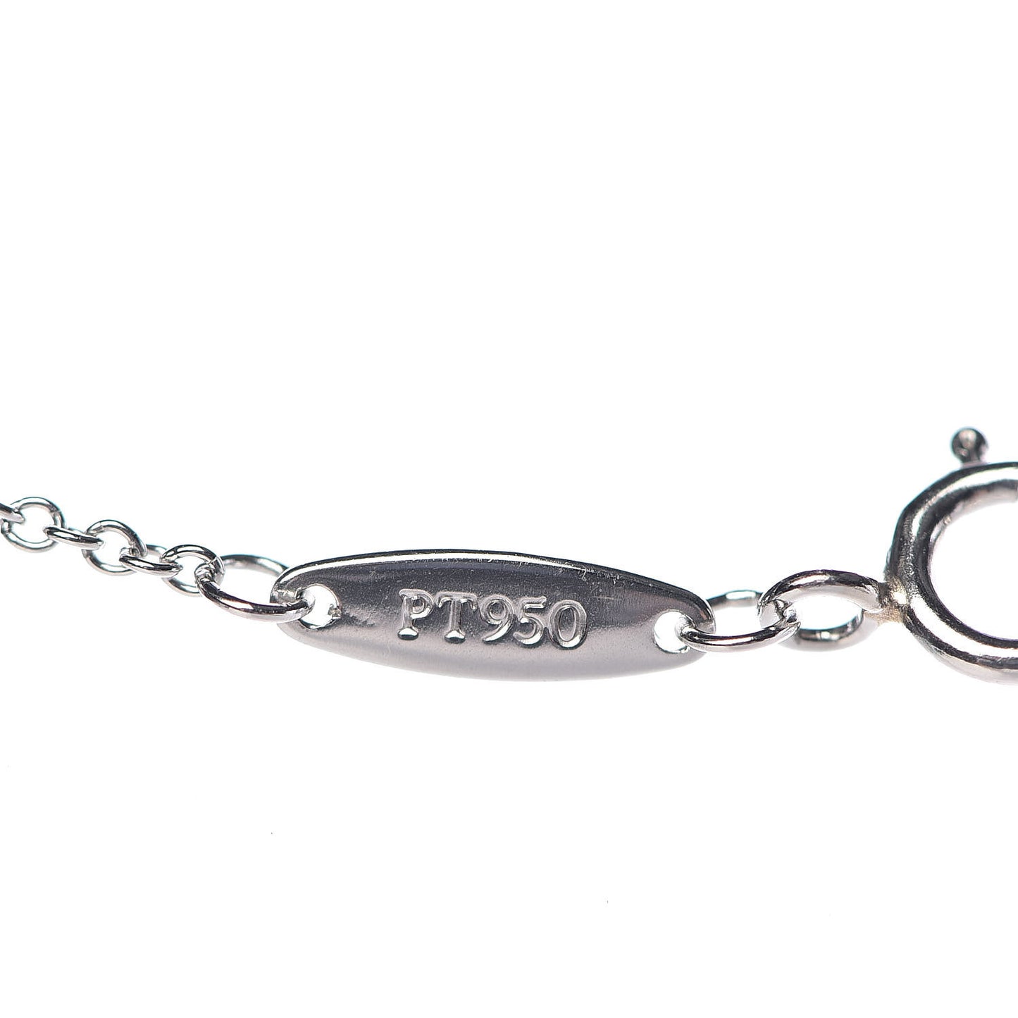 Platinum Diamond .08ct Elsa Peretti Diamonds by the Yard Pendant Necklace