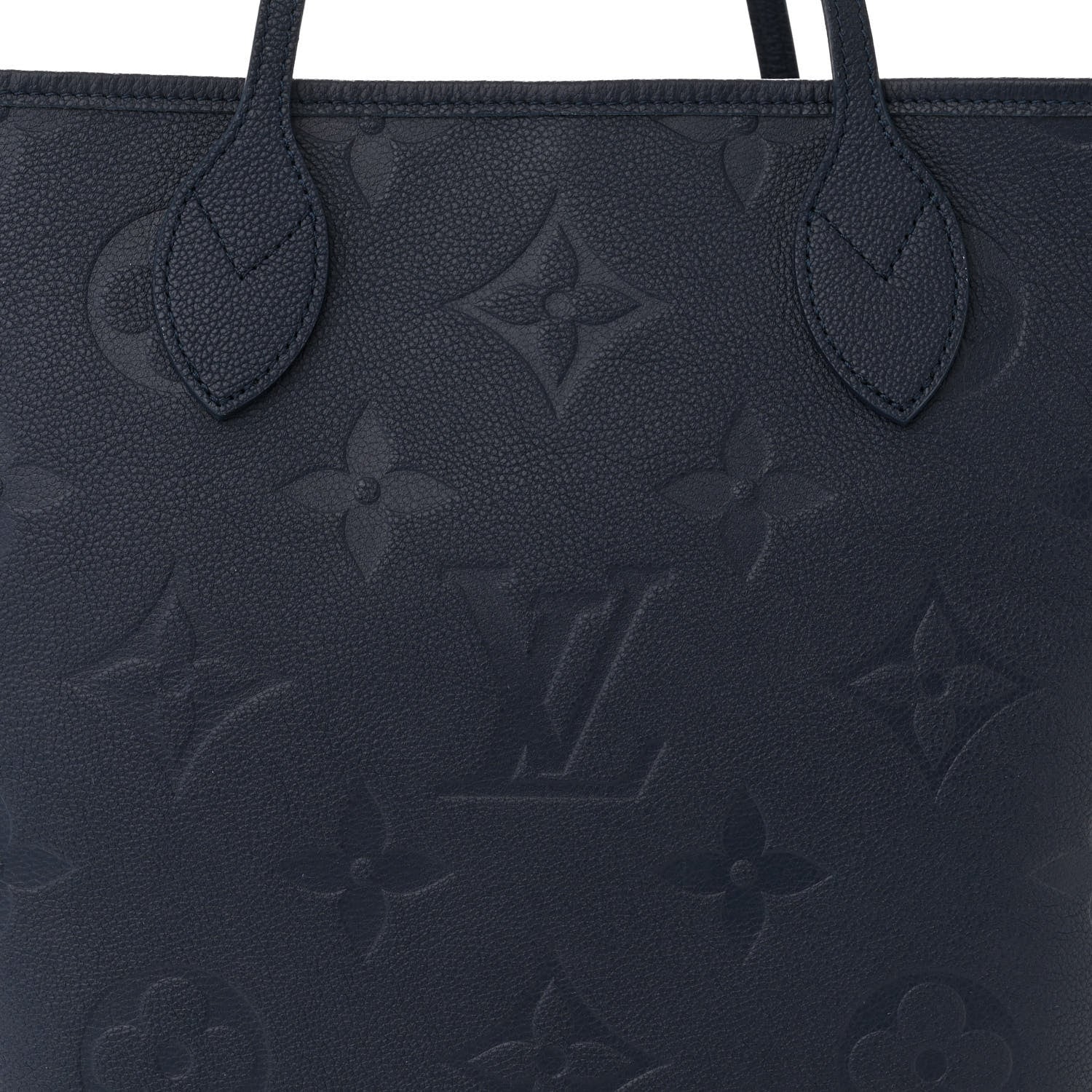 Louis Vuitton Empreinte Monogram Giant Neverfull MM Navy 8 of 12