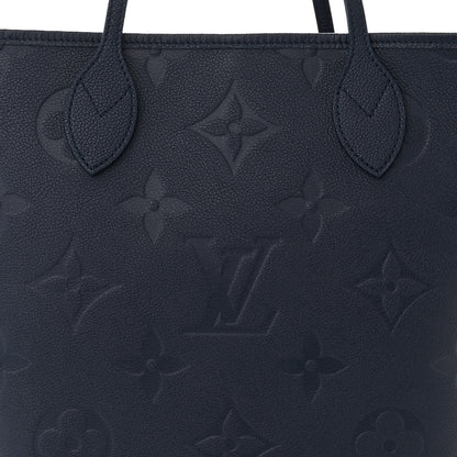 Louis Vuitton Empreinte Monogram Giant Neverfull MM Navy 8 of 12