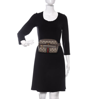 Gucci GG Supreme Monogram Web Small Ophidia Belt Bag 85 34 Dark Brown 2 of 10
