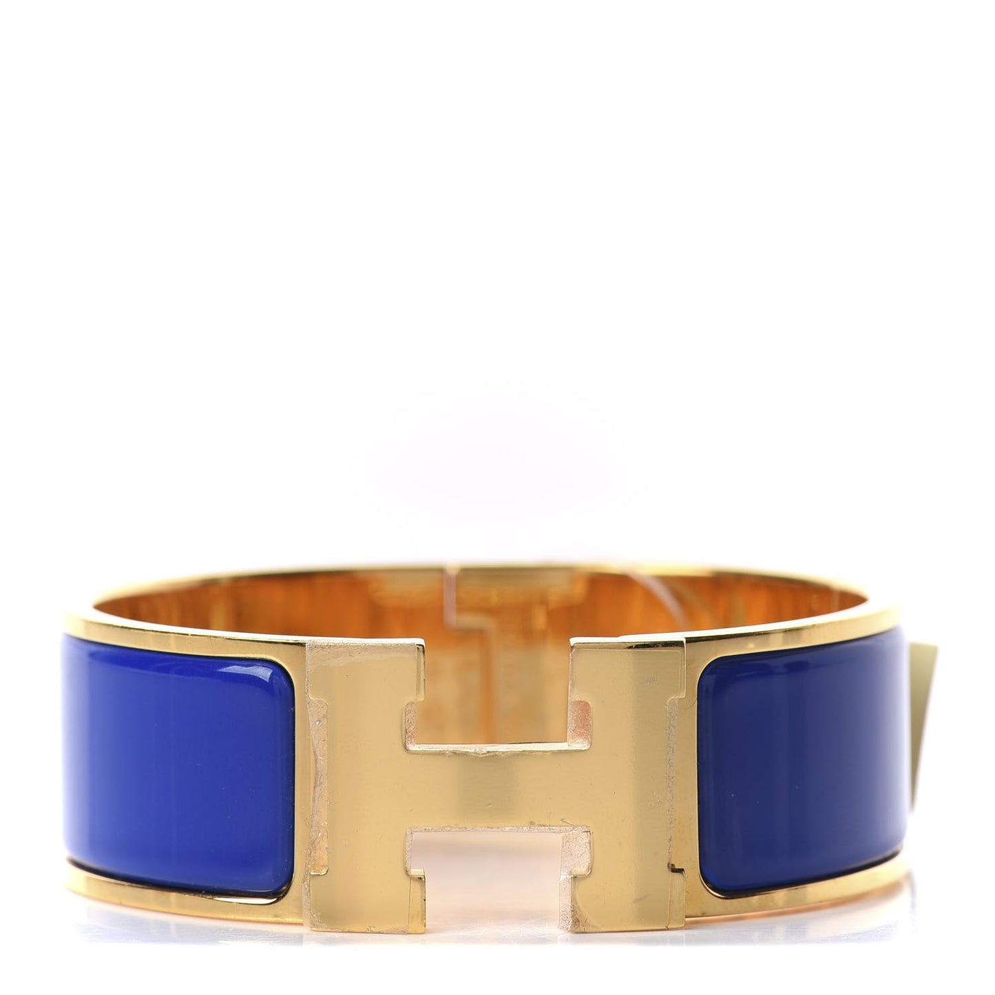 Enamel Wide Clic Clac H Bracelet PM Bleu Royal
