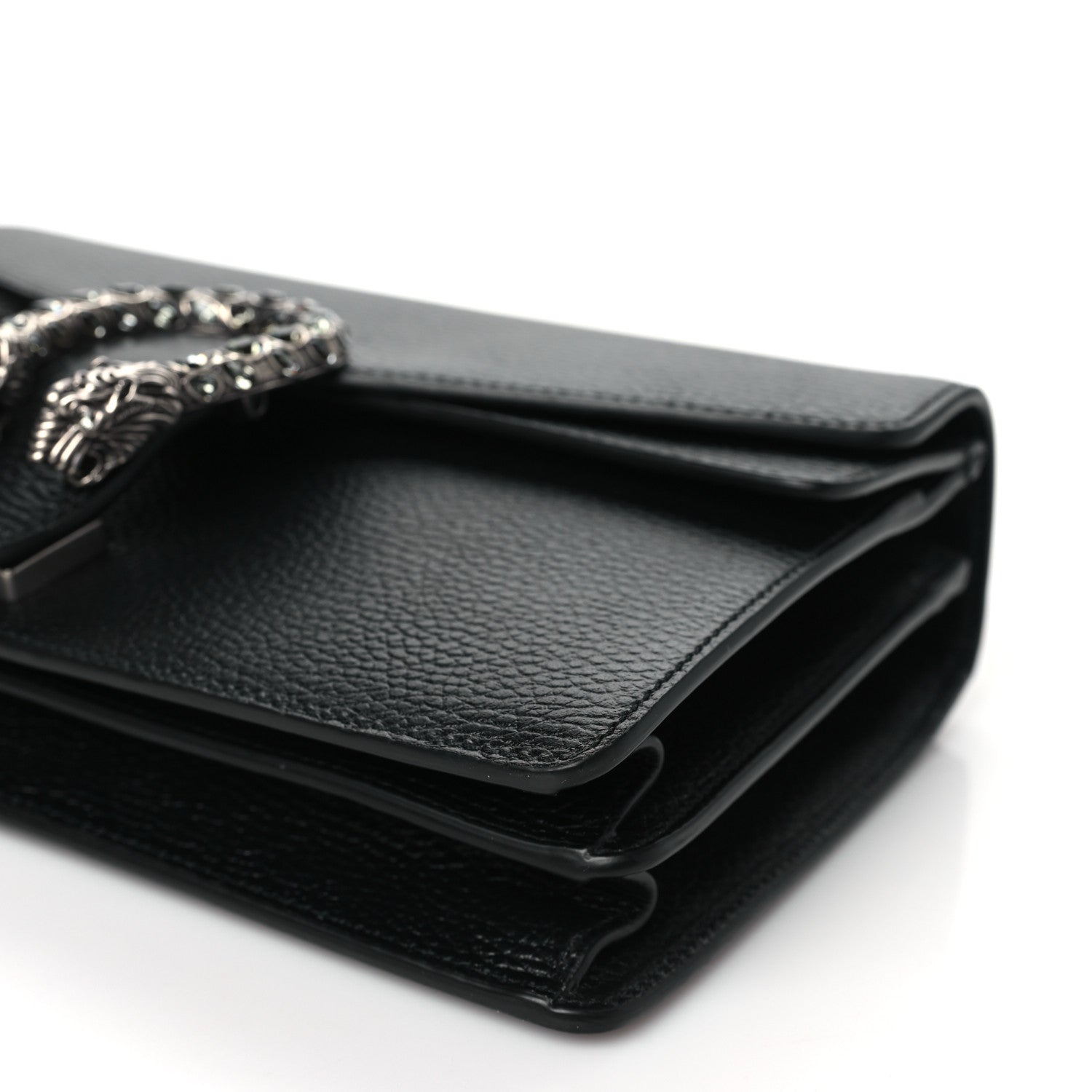 Gucci Pebbled Calfskin Small Dionysus Shoulder Bag Black 10 of 10