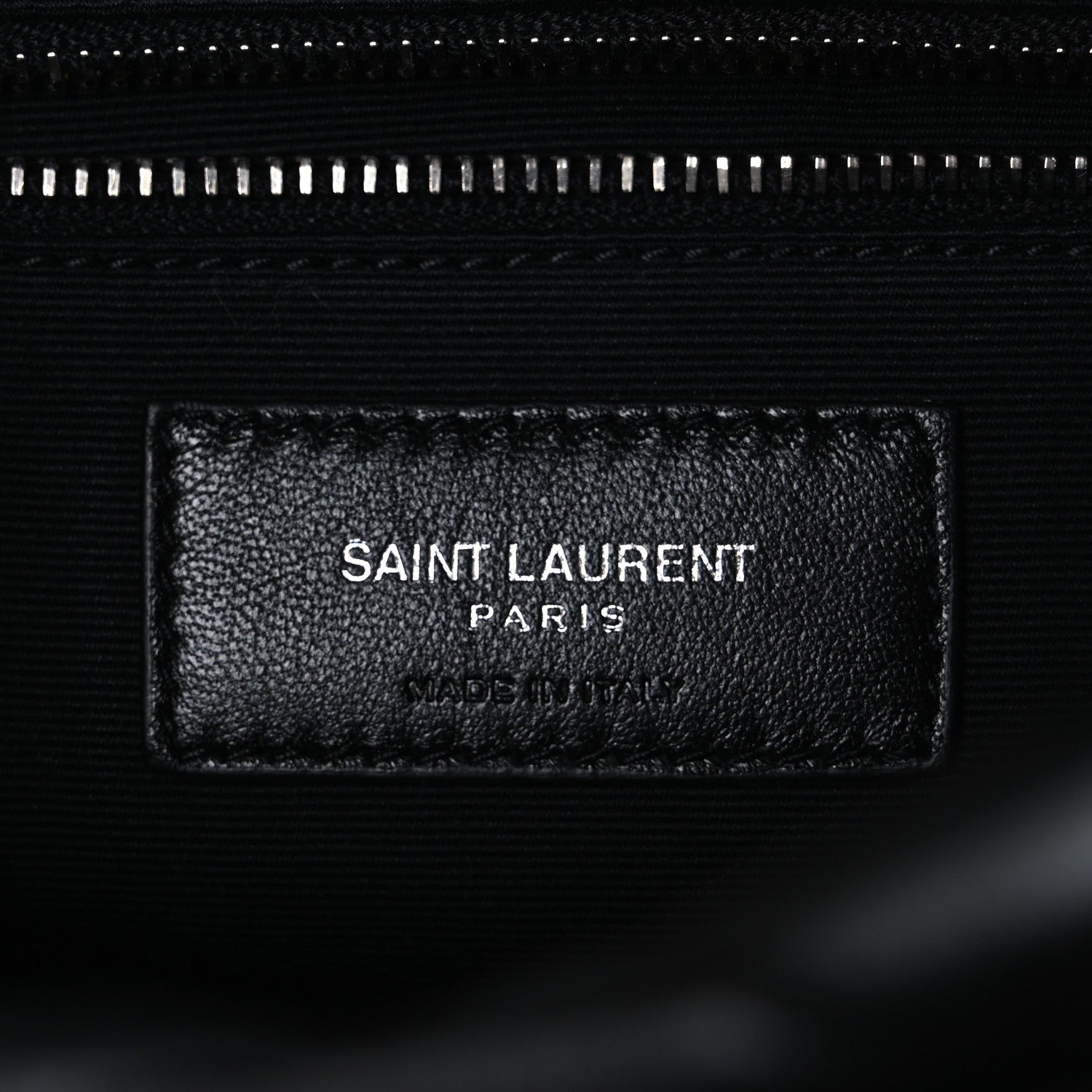 Saint Laurent Calfskin Y Quilted Monogram Small Loulou Bowling Bag Black 6 of 10