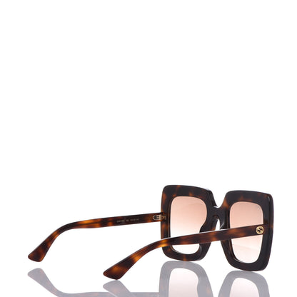 Gucci Acetate Crystal Oversize Sunglasses GG0148S Tortoise 4 of 7