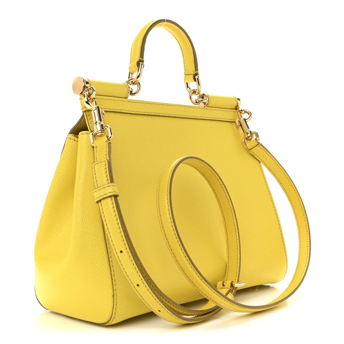 Dauphine Medium Miss Sicily Satchel Yellow