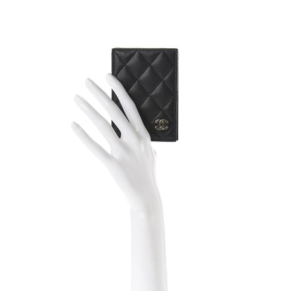 Chanel Caviar Quilted Card Holder Wallet Black 2 of 8