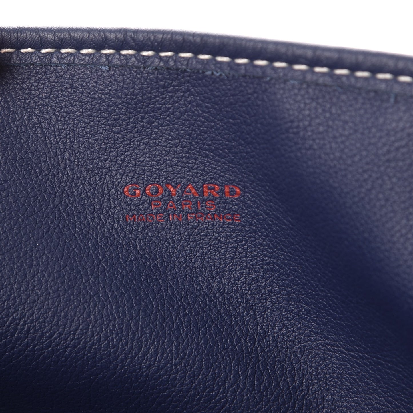Goyardine Reversible Mini Anjou Navy