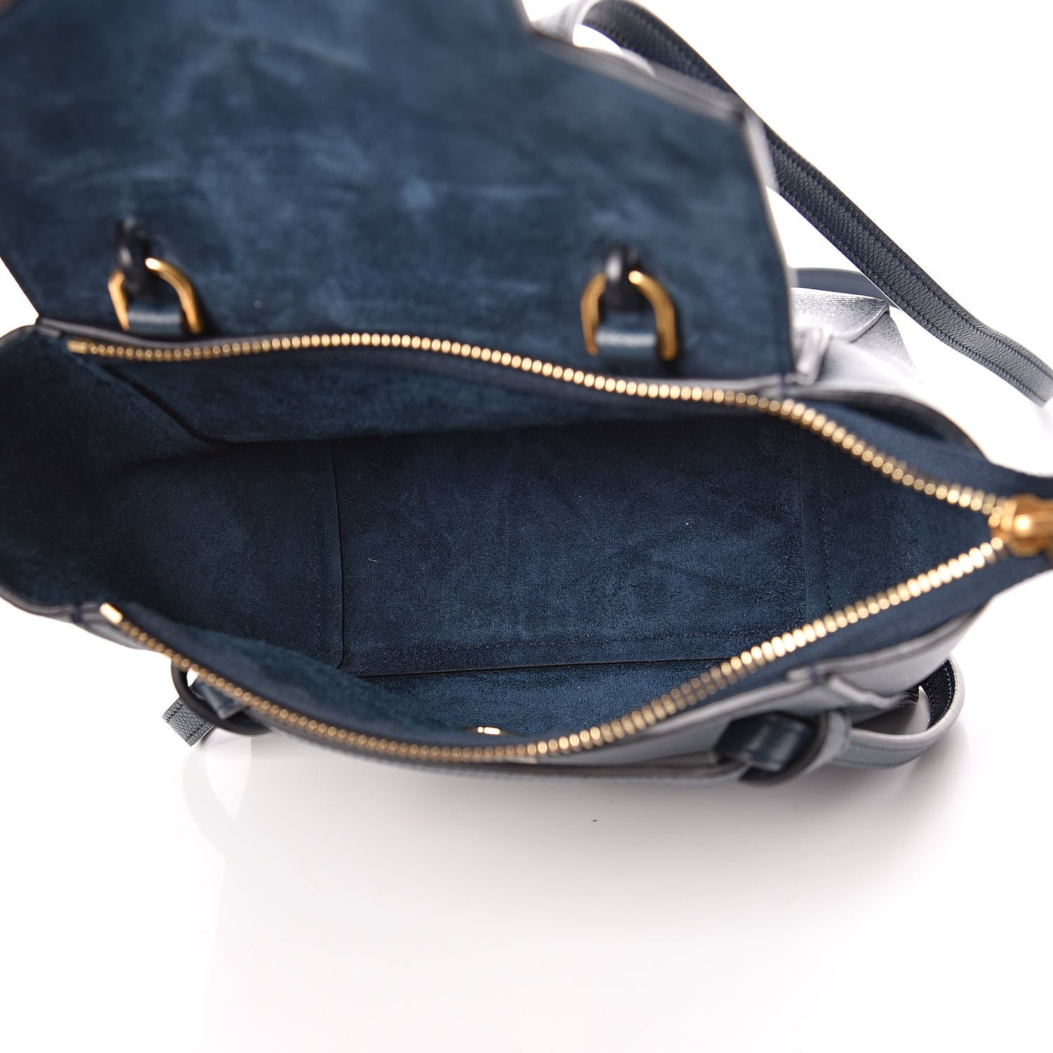 Celine Grained Calfskin Nano Belt Bag Slate 5 of 13