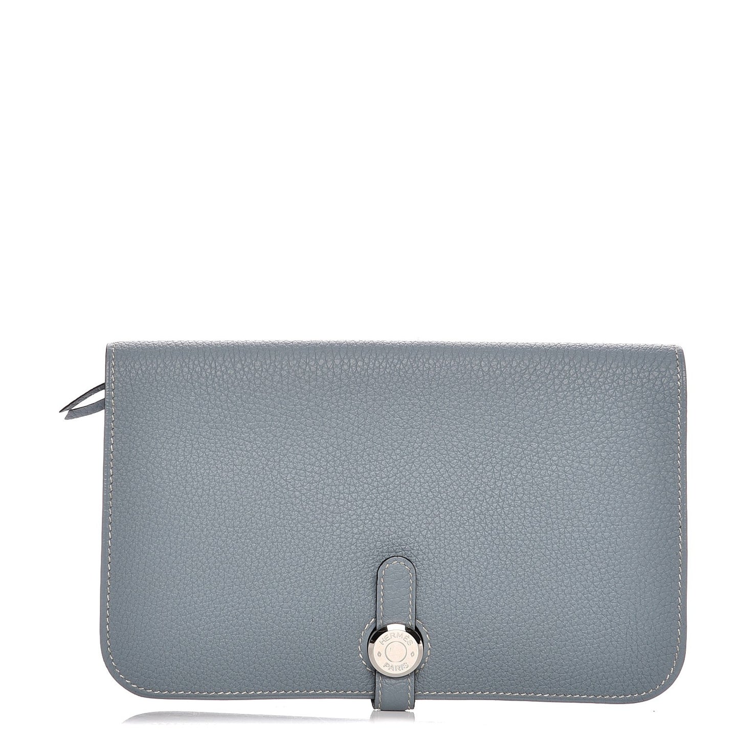 Togo Dogon Duo Wallet Bleu Lin