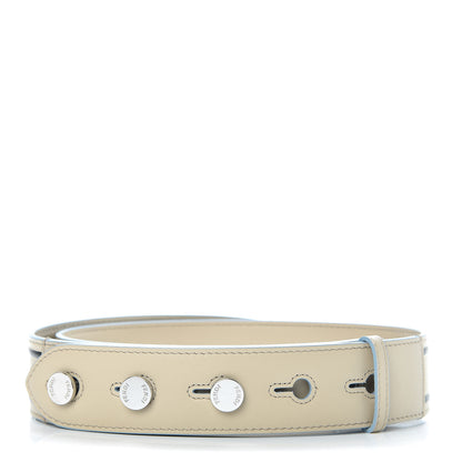 Fendi Vitello Century Logo Lines Strap You Nuvola Black 2 of 5