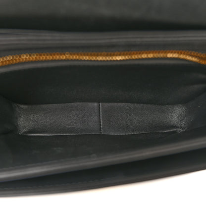Celine Shiny Calfskin Teen Triomphe Black 5 of 11