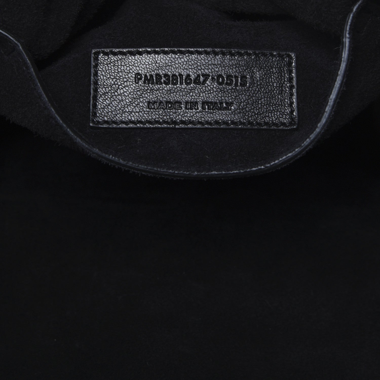 Saint Laurent Suede Calfskin Medium Emmanuelle Fringe Bucket Bag Black 10 of 14