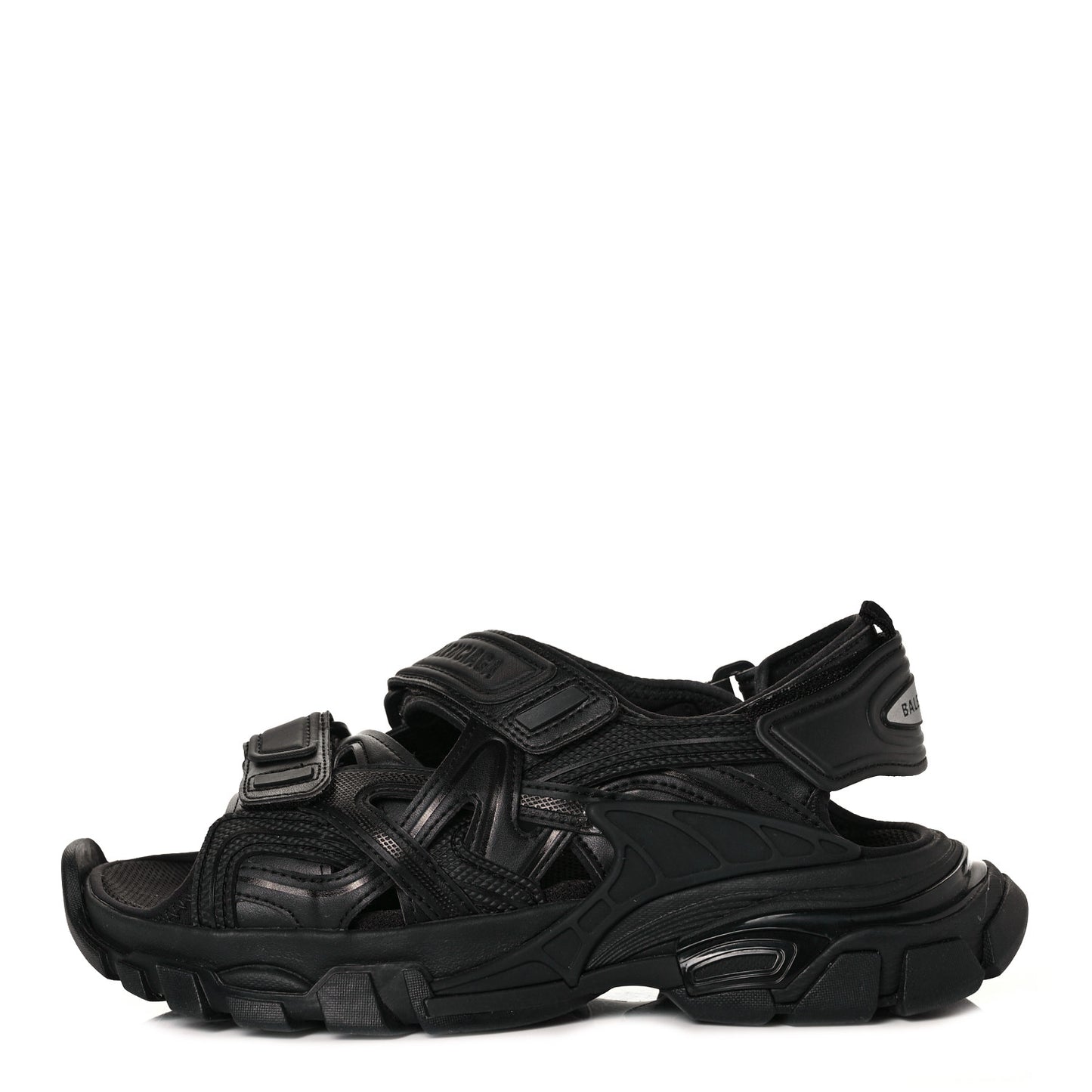 Neoprene Rubber Womens Track Sandals 37 Black
