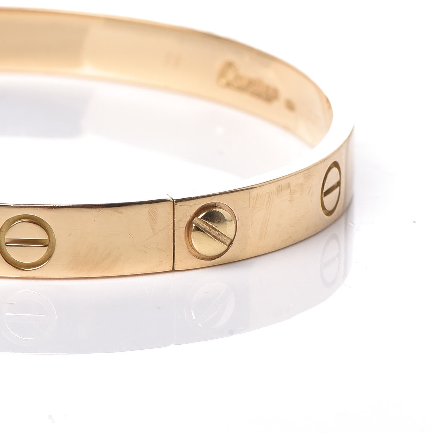 Cartier 18K Yellow Gold LOVE Bracelet 18 5 of 5