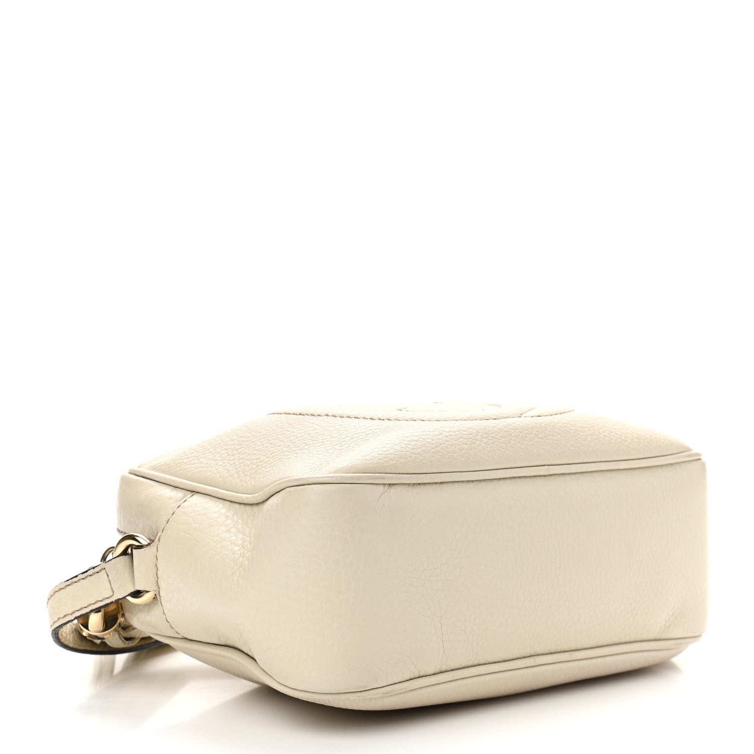 Gucci Pebbled Calfskin Small Soho Disco Bag Off White 4 of 15