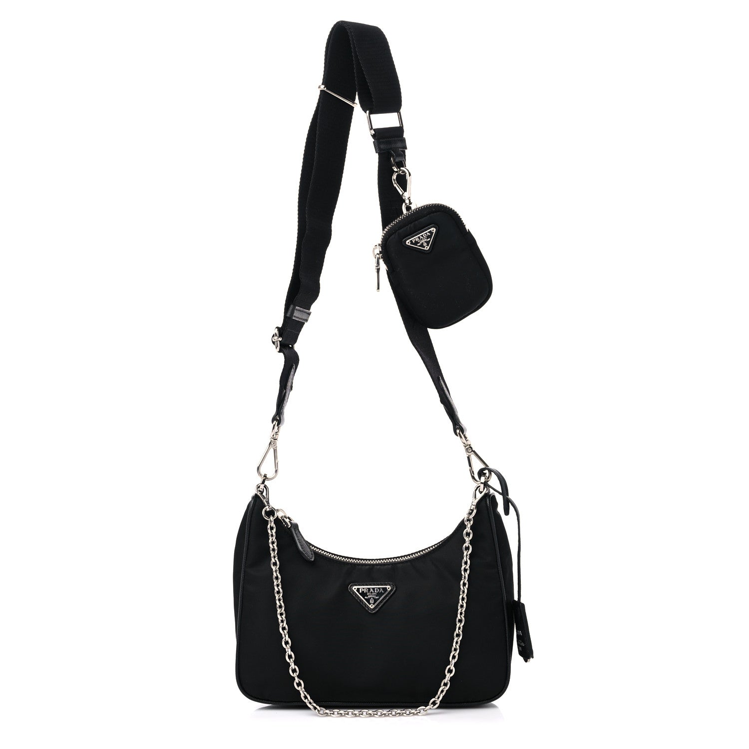 Prada Nylon Re-Edition 2005 Shoulder Bag Black 1 of 9