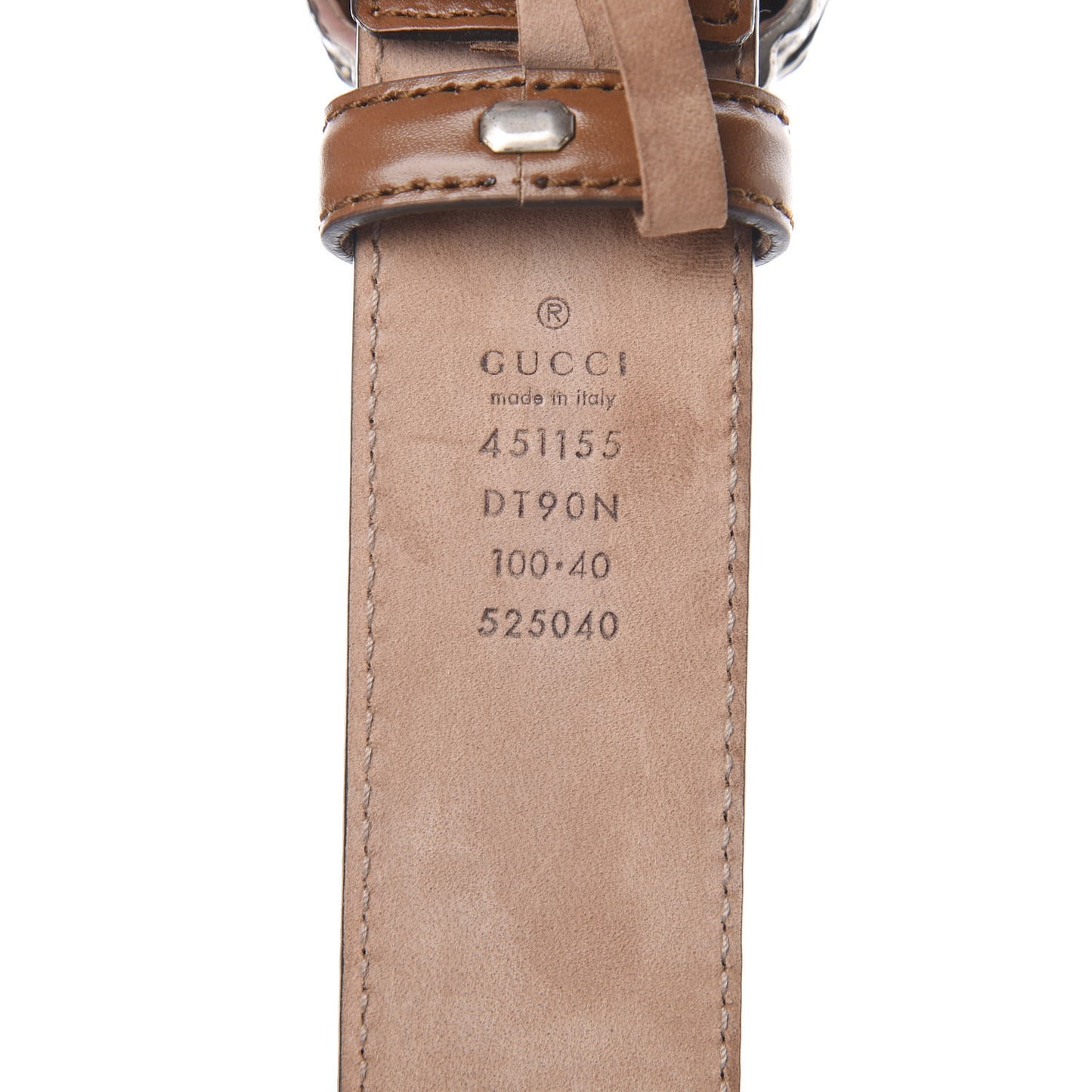 Lisse Calfskin Dionysus 35mm Belt 100 40 Cuir