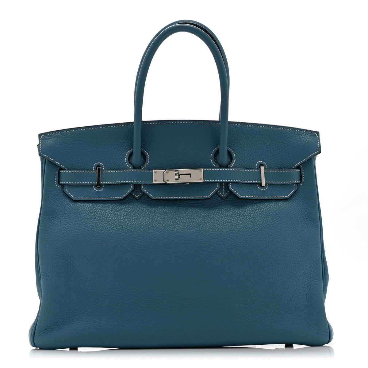 Togo Birkin 35 Blue Jean