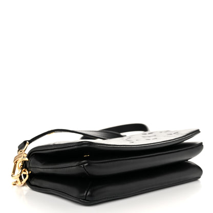 Louis Vuitton Lambskin Embossed Monogram Pochette Coussin Crossbody Black 4 of 11