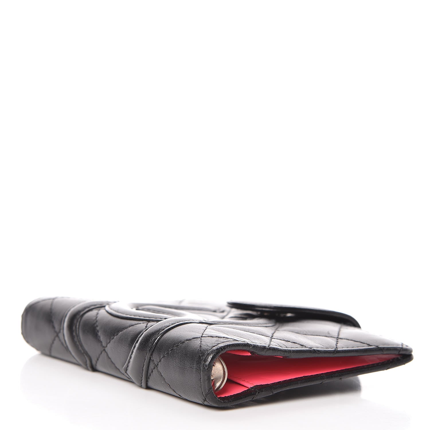 Chanel Calfskin Quilted Small Cambon Agenda Planner Black 4 of 11