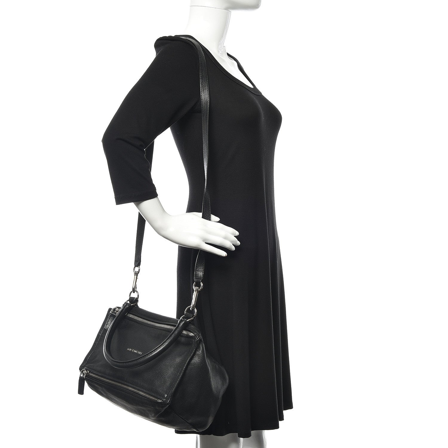 Givenchy Sugar Goatskin Small Pandora Black 2 of 9