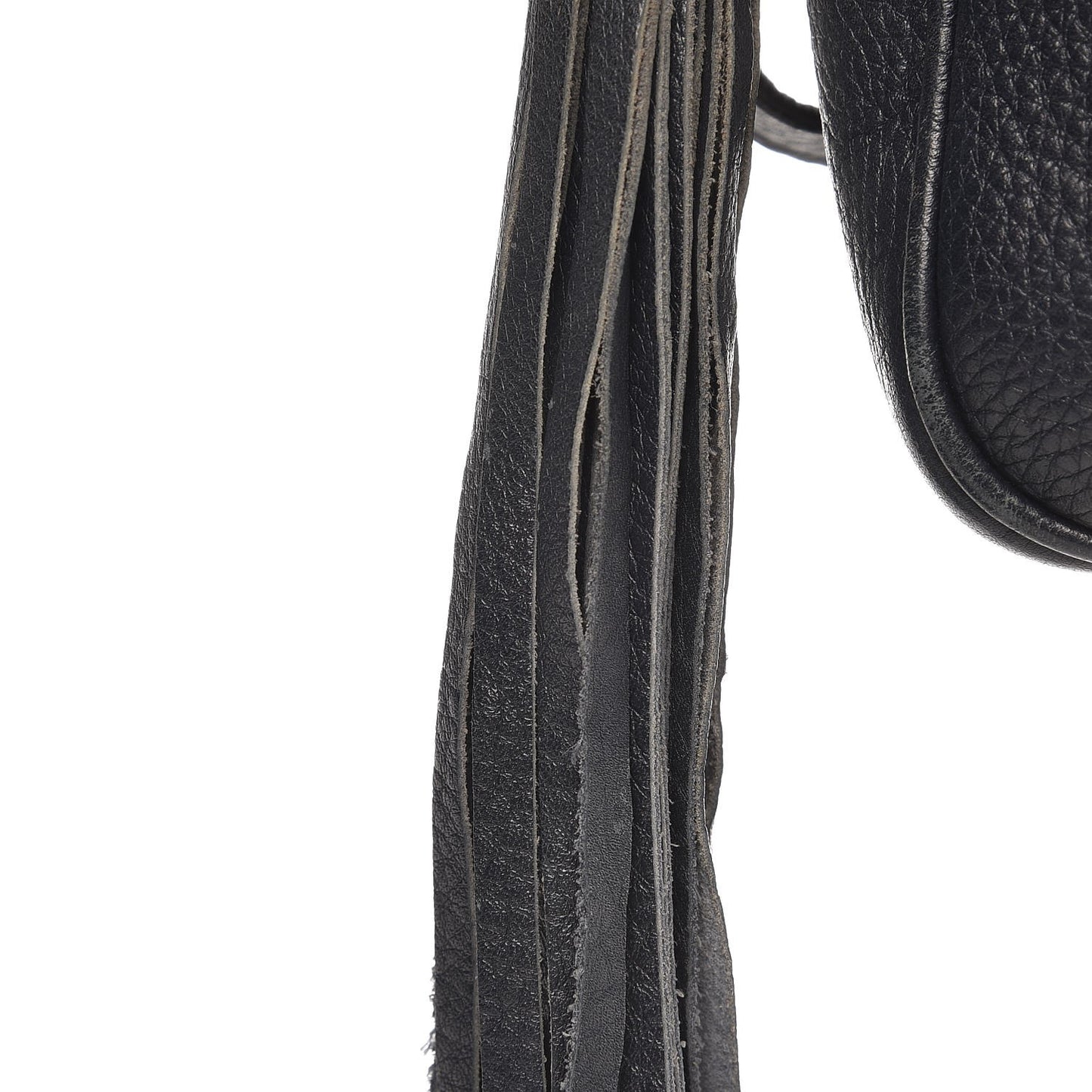 Pebbled Calfskin Small Soho Disco Bag Blue