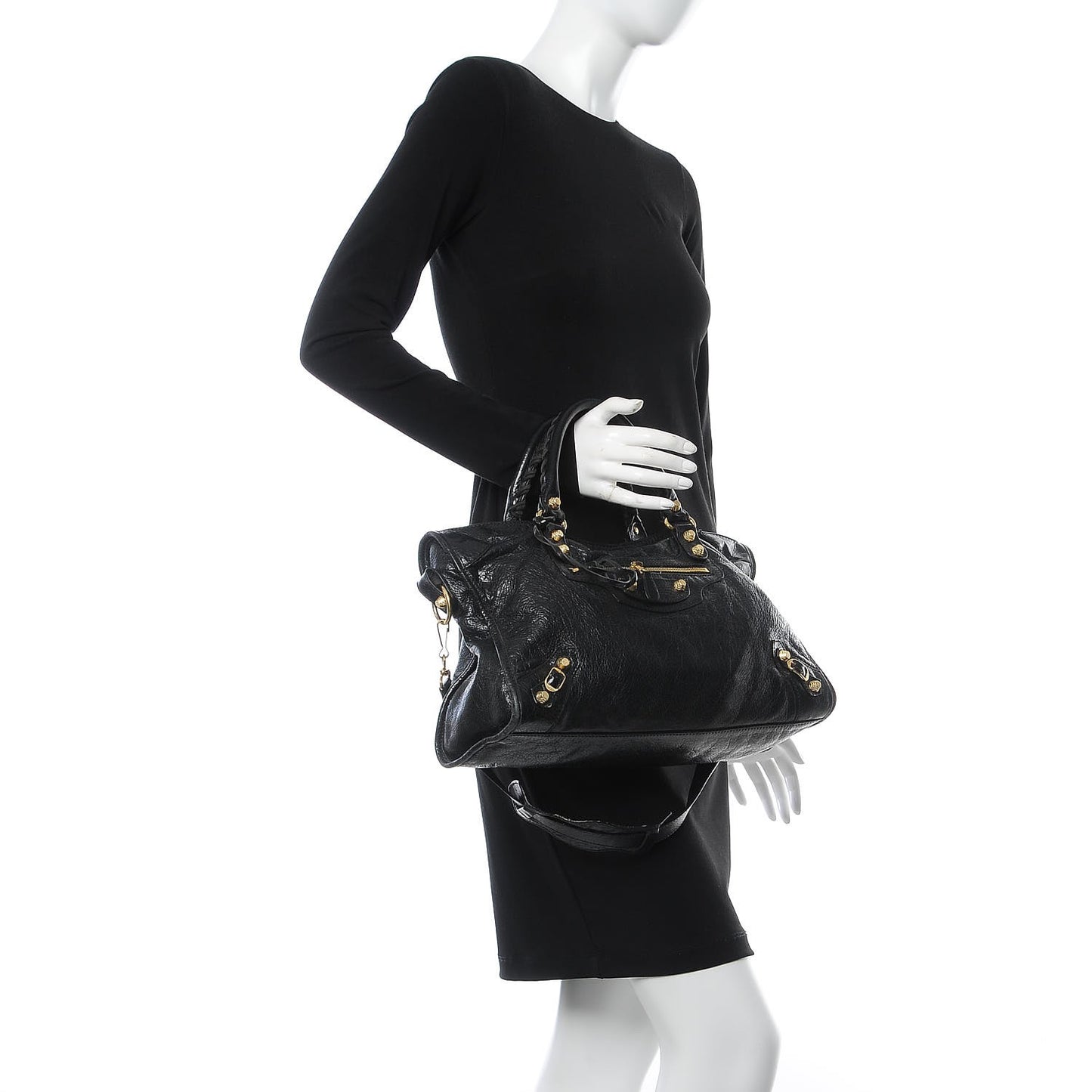 Agneau Giant 12 Gold Hardware City Black