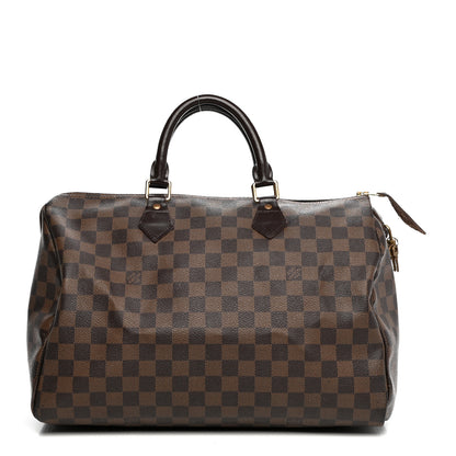 Louis Vuitton Damier Ebene Speedy 35 1 of 10