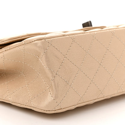 Chanel Metallic Sheepskin Quilted 2.55 Reissue 225 Flap Beige 8 of 9