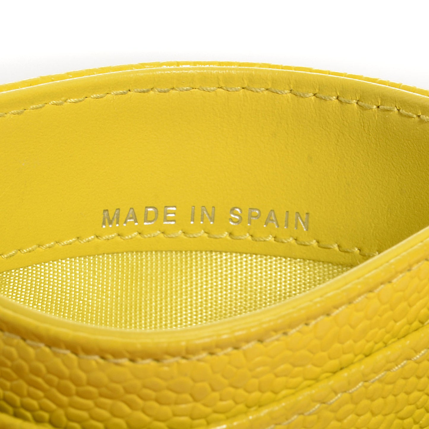 Caviar Timeless CC Card Holder Yellow