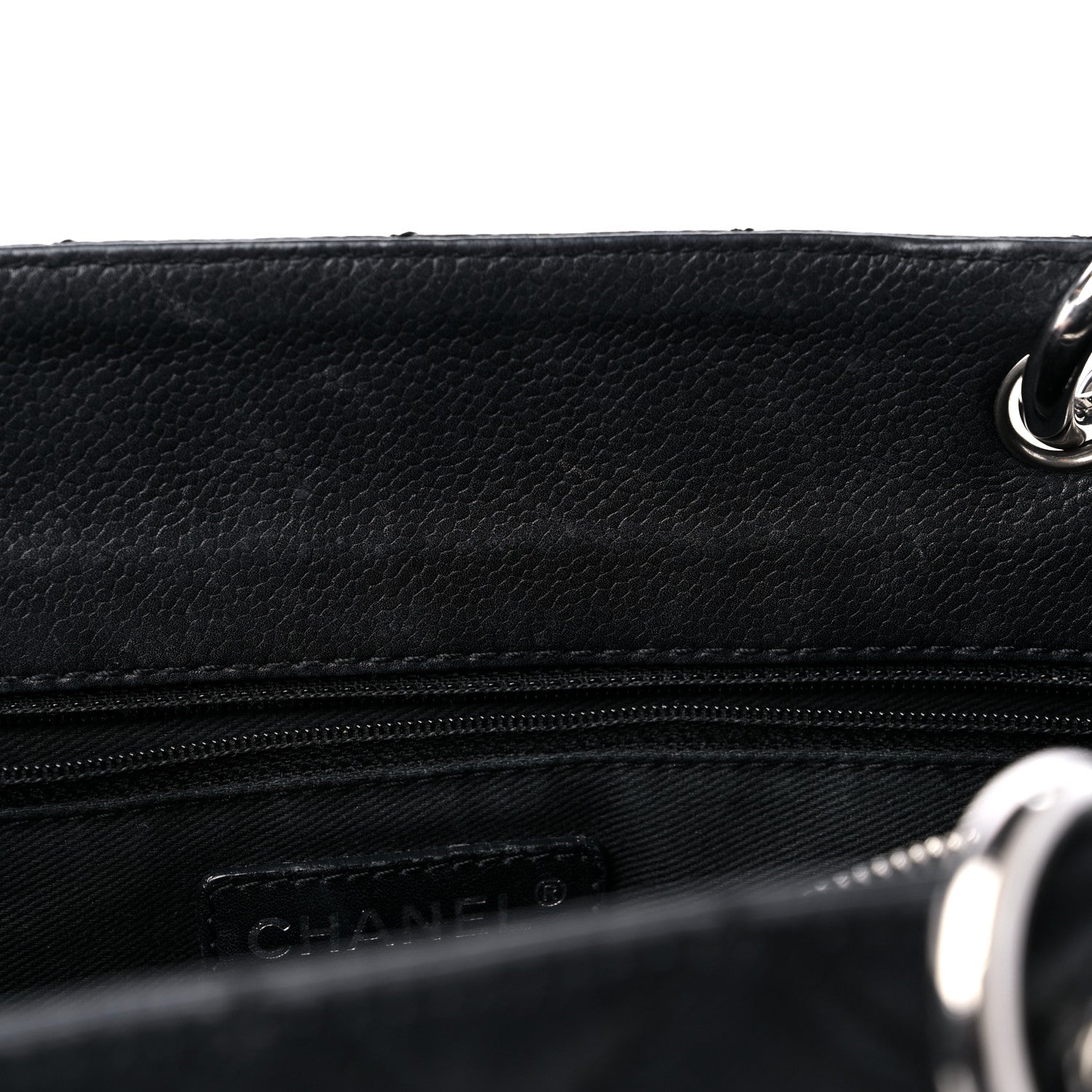 Chanel Caviar Quilted Grand Shopping Tote GST Black 13 of 24