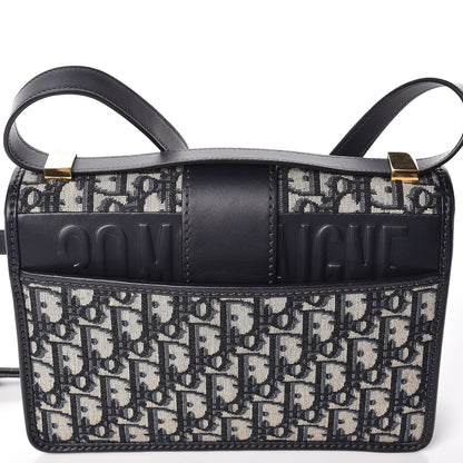 Christian Dior Oblique 30 Montaigne Flap Bag Blue 8 of 11