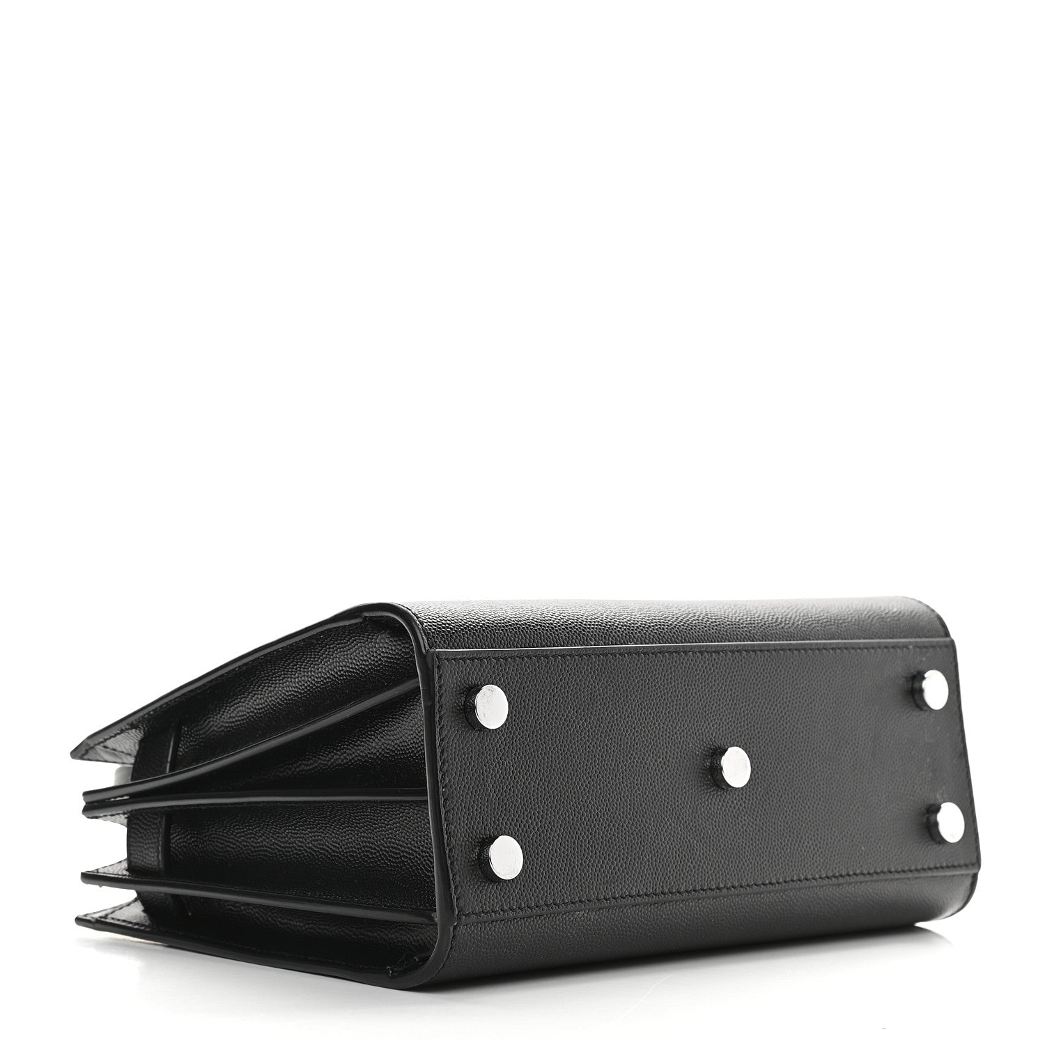 Saint Laurent Grained Calfskin Nano Sac De Jour Black 4 of 10