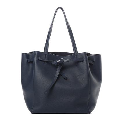 Celine Soft Grained Calfskin Small Belt Cabas Phantom Dark Blue 1 of 11