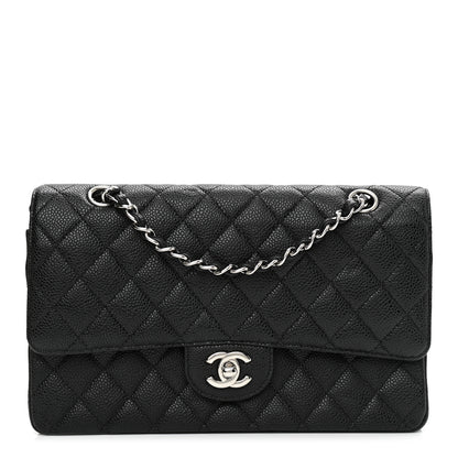 Chanel Caviar Quilted Medium Double Flap Black 1 of 9