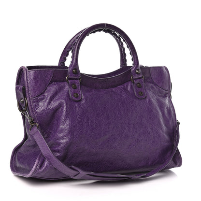 Balenciaga Agneau Classic Hardware City Dark Violet 4 of 14