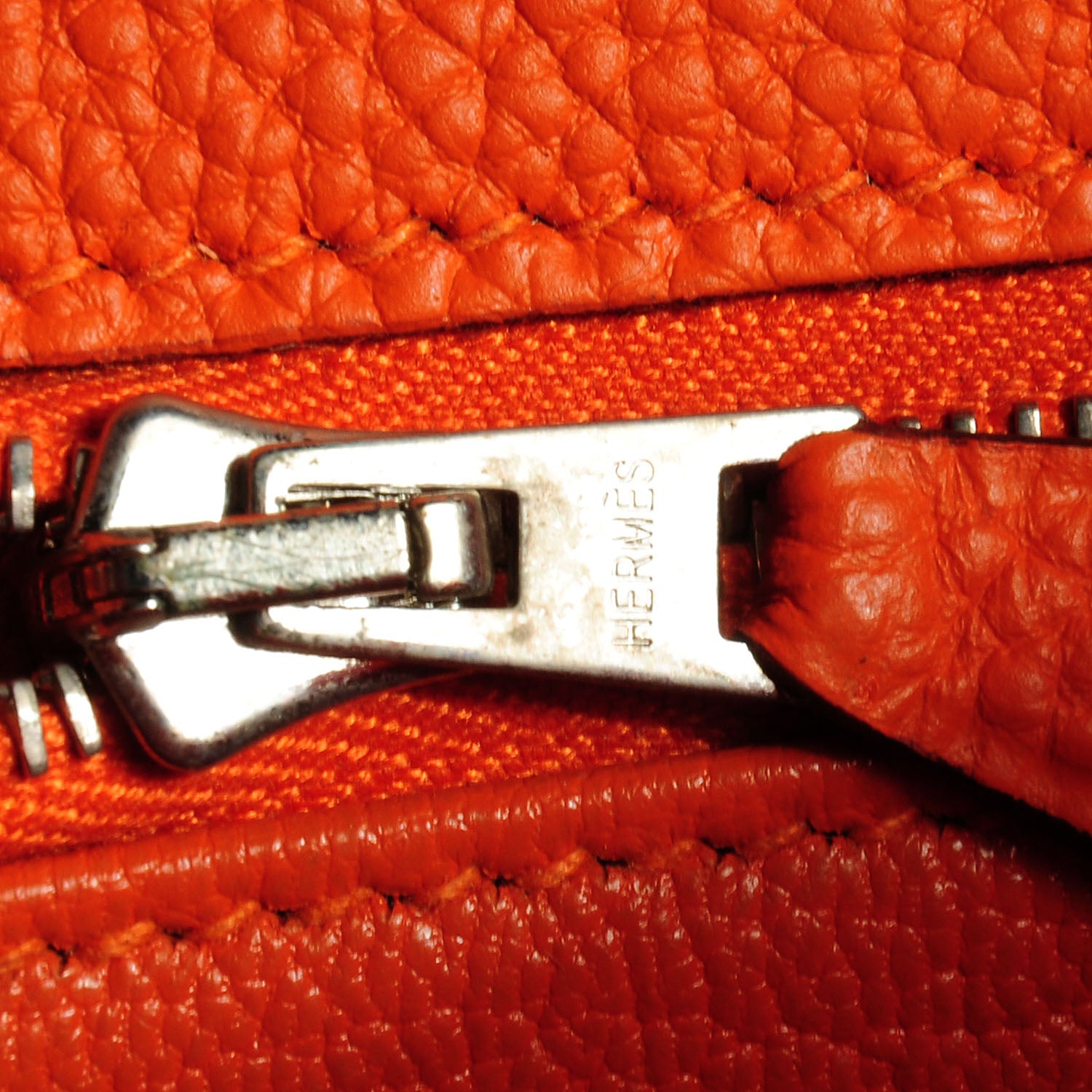 Hermes Togo Shoulder Kelly 40 Orange 3 of 21
