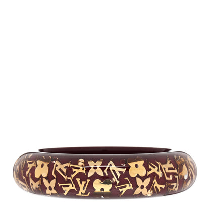 Louis Vuitton Resin Swarovski Medium Inclusion Bracelet GM Rouge Fauviste 1 of 4