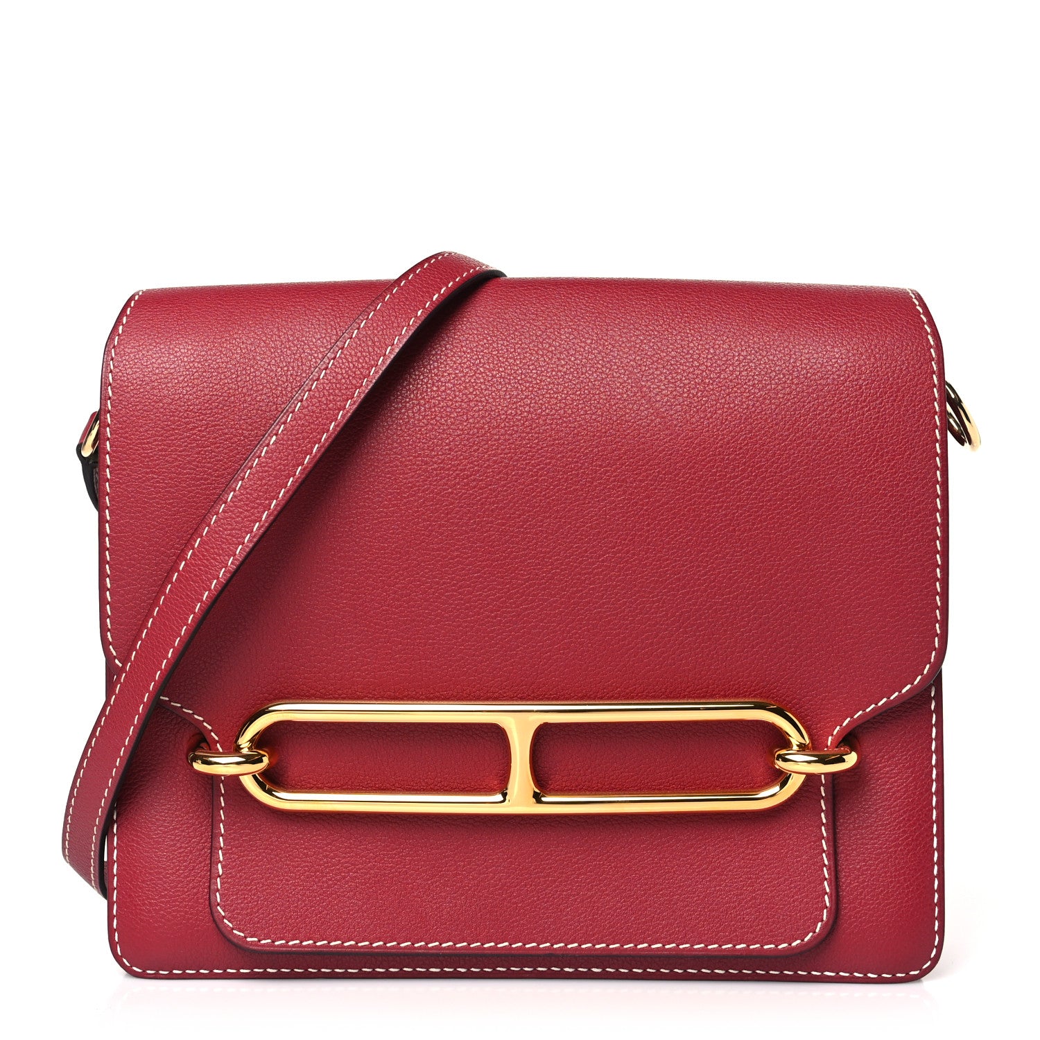 Hermes Evercolor Sac Roulis 23 Rouge Grenat 1 of 9