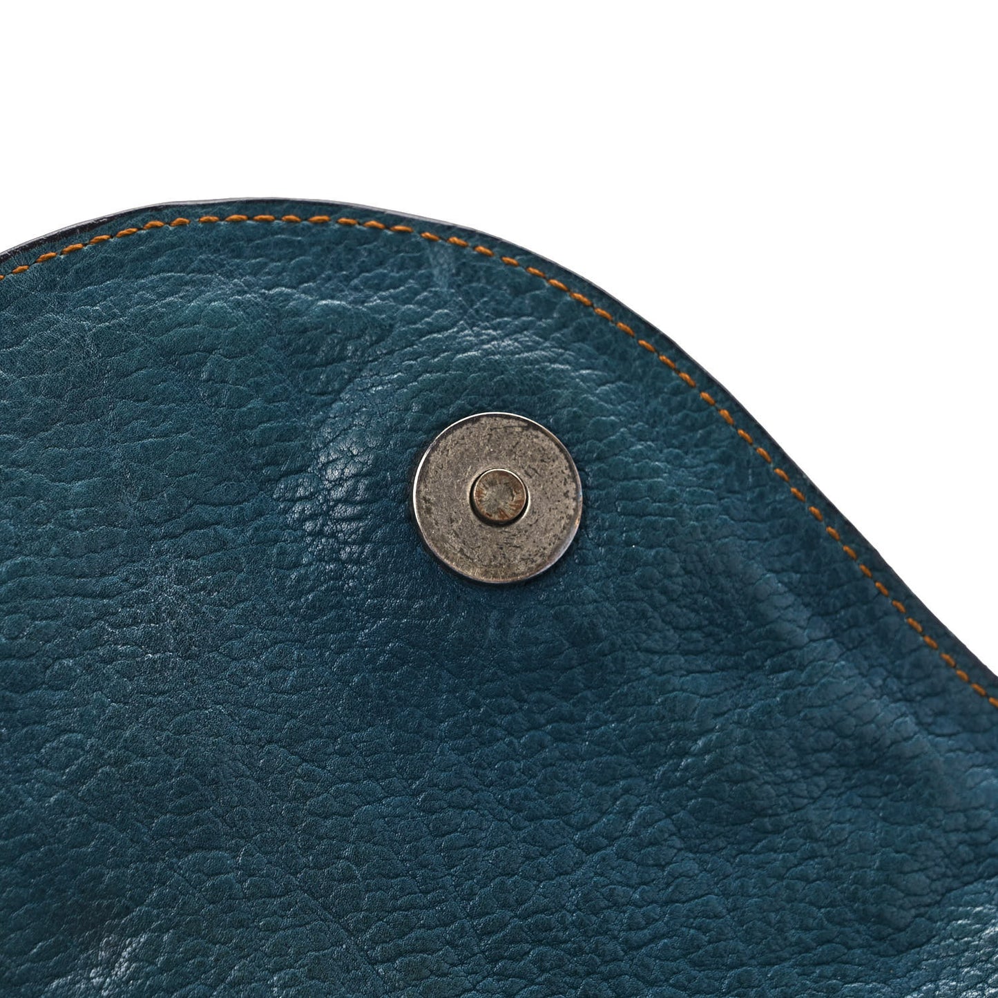 Calfskin Medium Gaucho Double Saddle Bag Dark Blue