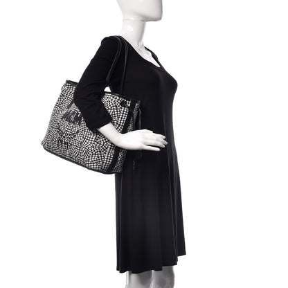 MCM Visetos Medium Liz Reversible Shopper Tote Black 2 of 14