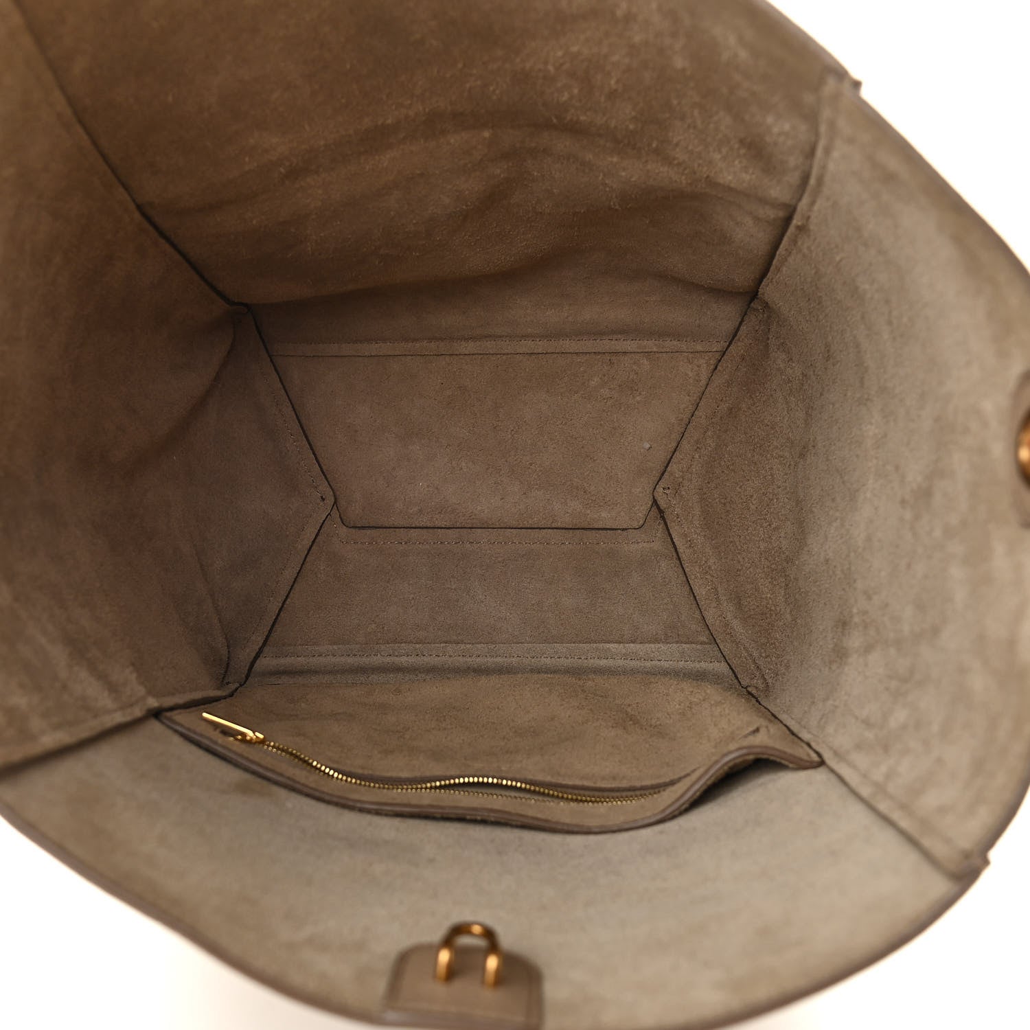 Celine Soft Grained Calfskin Sangle Bucket Bag Dune 5 of 10
