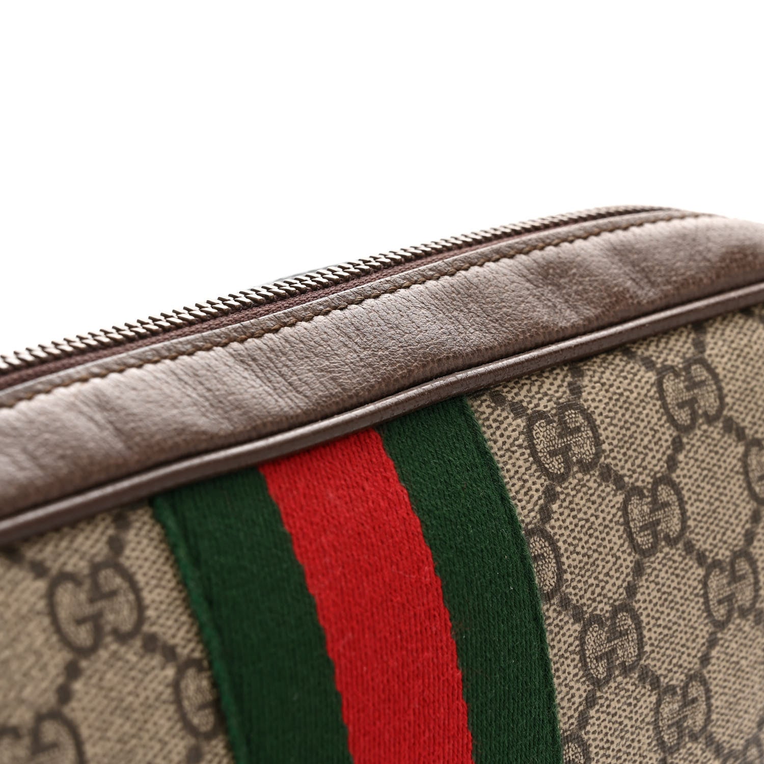 Gucci GG Supreme Monogram Web Medium Ophidia Messenger Bag Brown 13 of 14