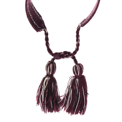 Christian Dior Woven Cotton J'Adior Friendship Bracelet Burgundy 4 of 4