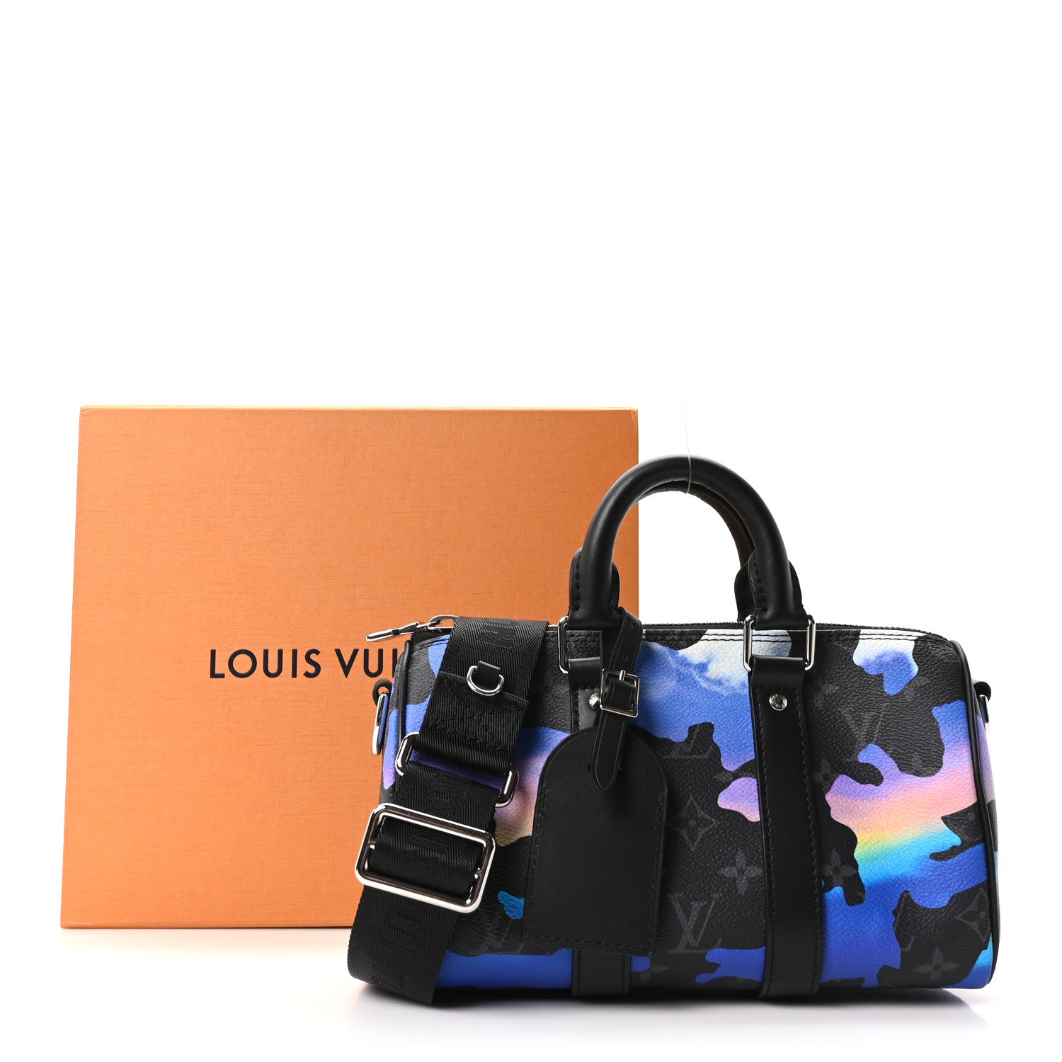 Louis Vuitton Sunset Monogram Eclipse Keepall Bandouliere 25