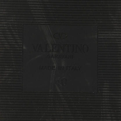 Valentino Garavani Kidskin Atelier 03 Rose Edition Double Buckle Slide Sandals 40 Black 6 of 9