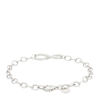 Tiffany Sterling Silver Infinity Chain Bracelet 2 of 3