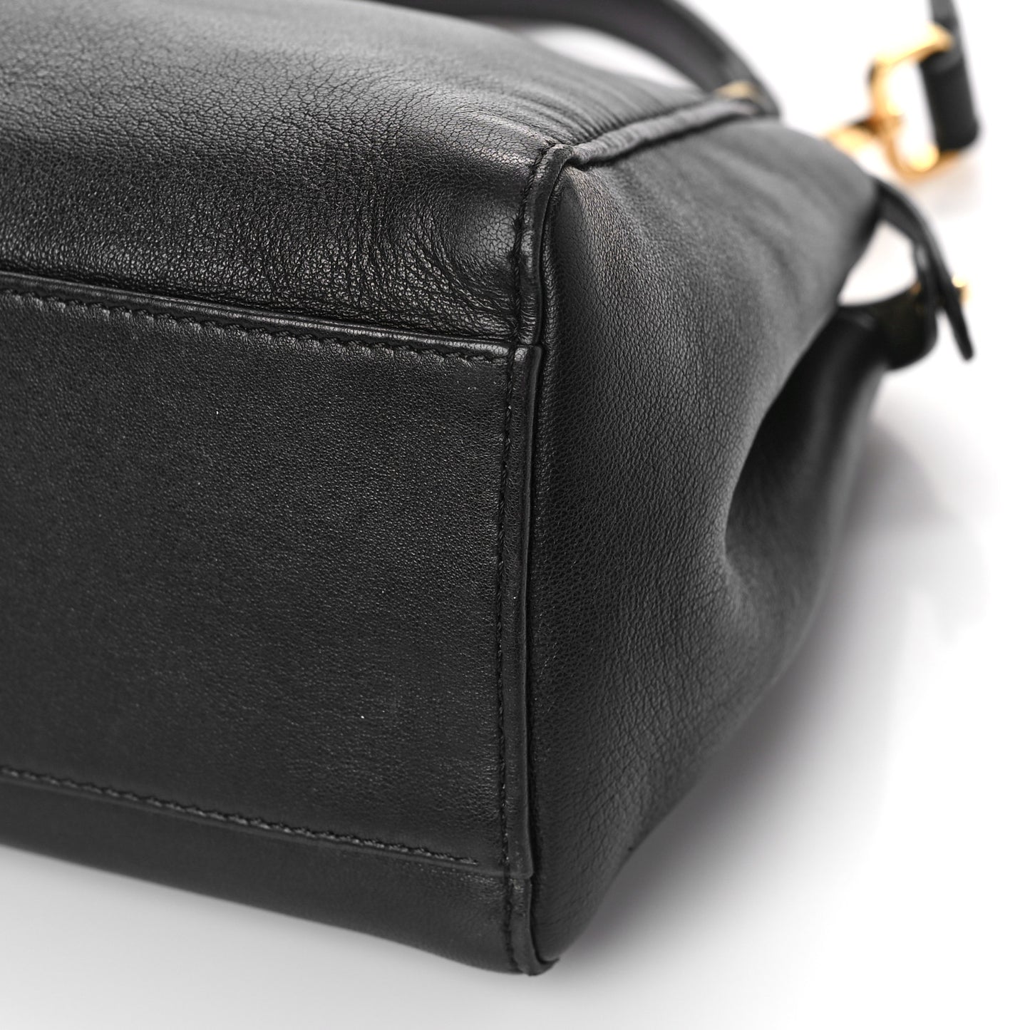 Nappa Mini Peekaboo Iconic Satchel Black