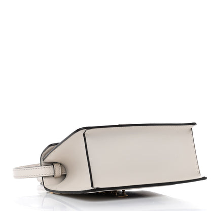Gucci Calfskin Mini Sylvie Top Handle Bag White 3 of 4